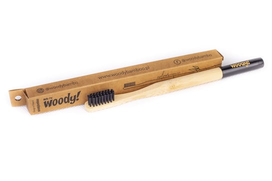 WoodyBamboo, bambusowa szczoteczka do zębów miękka, 1 szt. WoodyBamboo