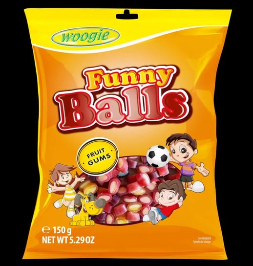 Woogie Funny Balls Żelki 150 g Inna marka