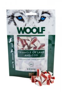 Woolf, przysmak dla psów, Triangle of Lamb and Cod, 100g WOOLF