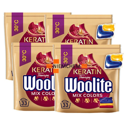 Woolite Mix Colors Kapsułki do Prania Koloru 4 x 33szt Woolite