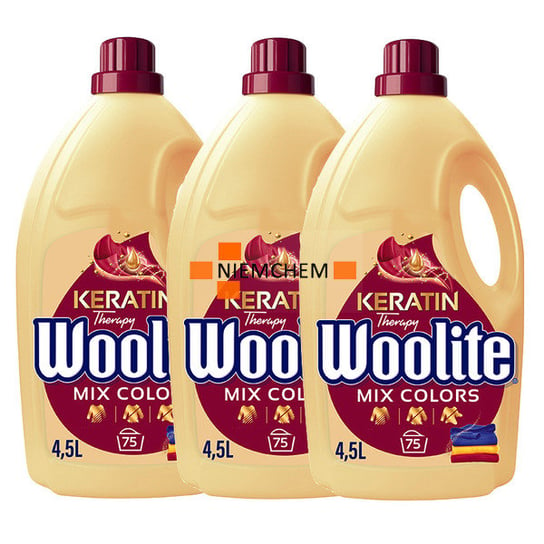 Woolite Mix Colors Płyn do Prania Kolorowego 225pr 3 x 4,5L Woolite