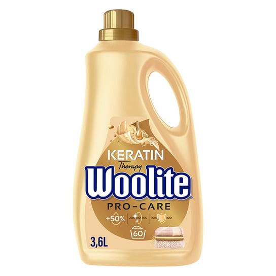 Woolite, Płyn do prania tkanin, Pro Care Keratin Therapy, 3,6 l Woolite