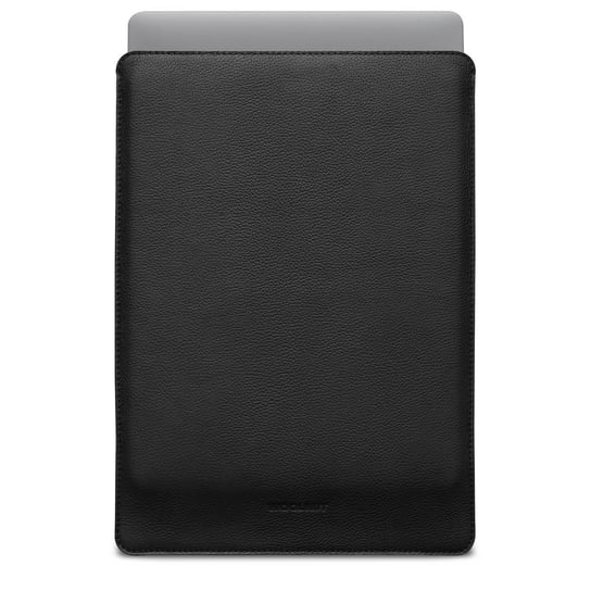 Woolnut - Leather Sleeve - Skórzany pokrowiec na MacBooka, Czarny 16" Inny producent