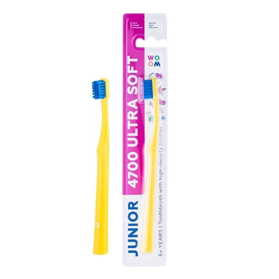 Woom, Junior 4700 Ultra Soft Toothbrush szczoteczka do zębów z miękkim włosiem 6+ Years Woom