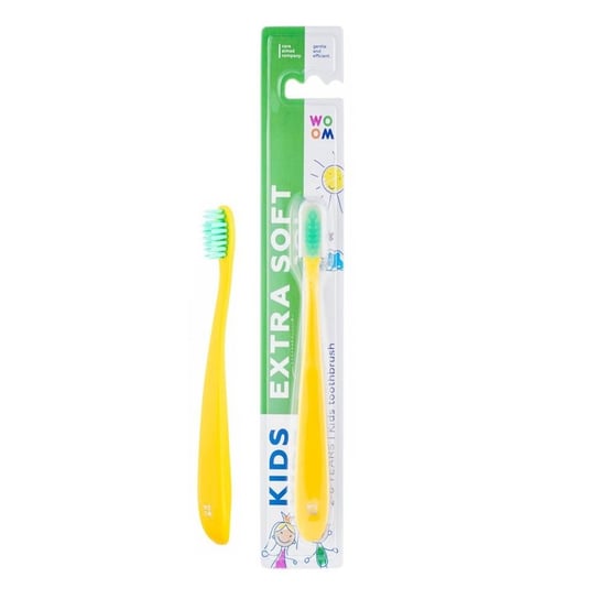 Woom, Kids Extra Soft Toothbrush bardzo delikatna szczoteczka do zębów dla dzieci 2-6 Years Woom