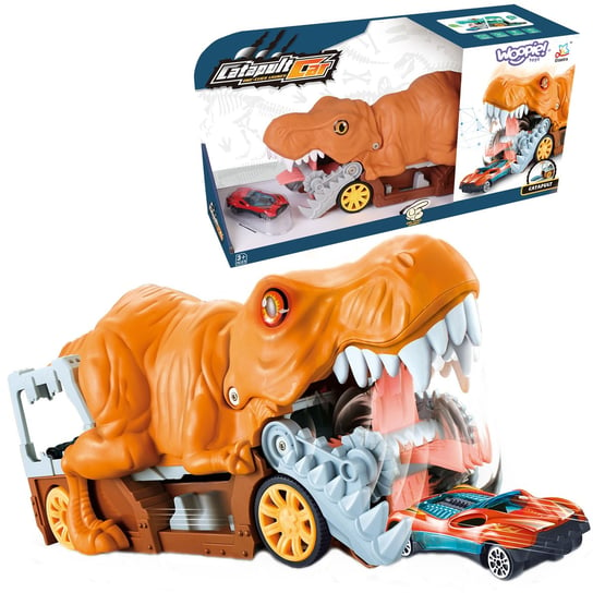 Woopie Dinozaur Wyrzutnia Samochodów + Auto 1Szt. Woopie