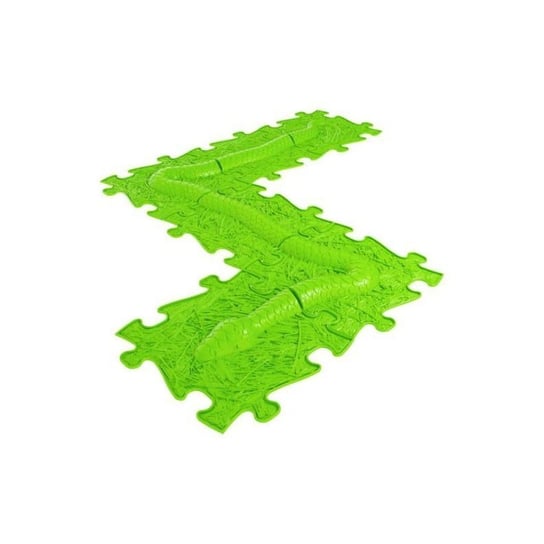 WOOPIE Mata Sensoryczna Ortopedyczna Puzzle Wąż Zielony 6 el. Inna marka