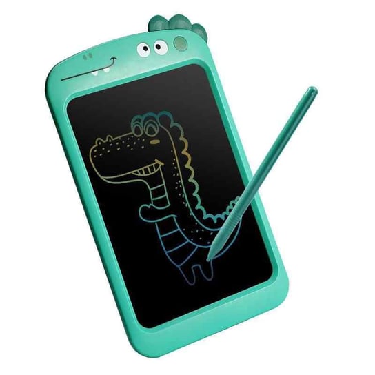 WOOPIE Tablet Graficzny 10.5' Dinozaur dla Dzieci do Rysowania Znikopis + Rysik Woopie