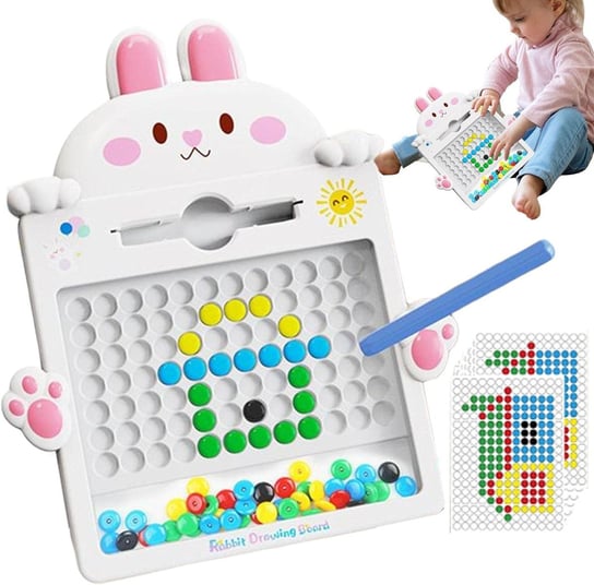 WOOPIE Tablica Magnetyczna dla Dzieci Montessori MagPad Królik Woopie