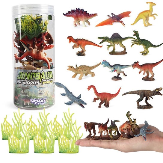 WOOPIE Zestaw Figurki Dinozaury 18 szt. - wersja 1 Woopie