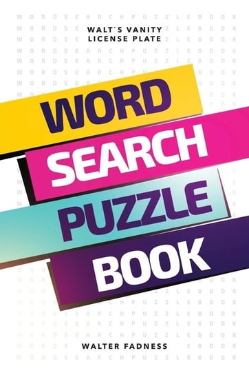 Word Search Puzzle Book Fadness Walter