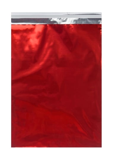 Woreczki metalizowane, 230x325+50mm czerwone Neopak