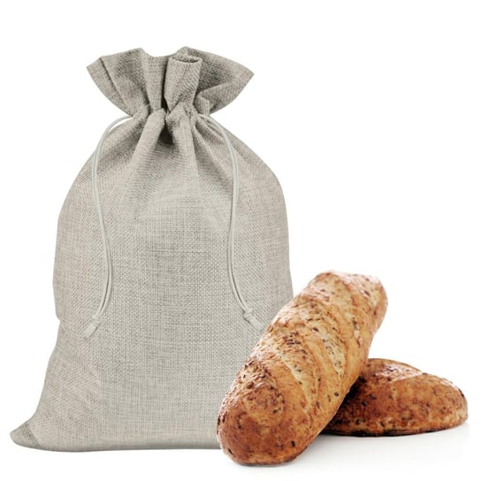 Worek bawełniany na chleb duży pojemny na pieczywo SkandynawskiDom