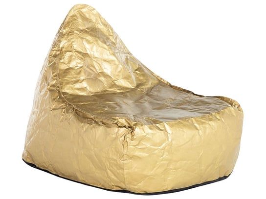 Worek do siedzenia BELIANI Drop, złoty, 73x63x75 cm Beliani