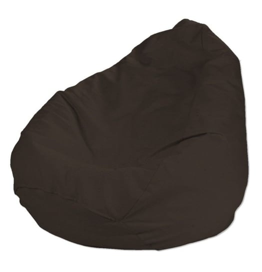 Worek do siedzenia Cotton Panama, czekoladowy brąz, 50x85 cm Dekoria