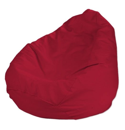 Worek do siedzenia Cotton Panama, czerwony, 80x115 cm Dekoria