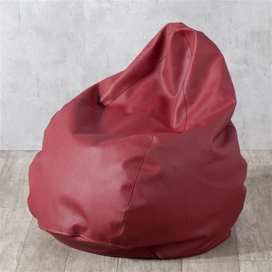 Worek do siedzenia Eco-leather, bordowo-brązowy, 80x115 cm Dekoria