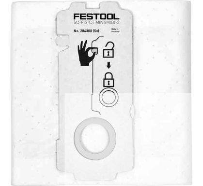 Worek filtrujący CT MINI/MIDI-2, 204308, 5 szt. Festool Festool