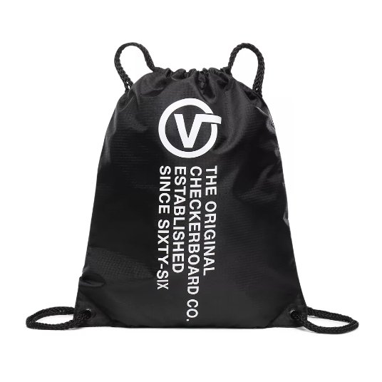 Worek Plecak szkolny Vans Benched Bag Black Distortion - VN0002W6YJV Vans