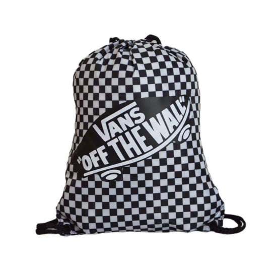 Worek plecak szkolny VANS Benched Bag Kratka Black/White - VN000HECY281 Vans