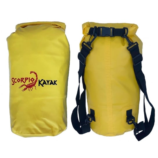 Worek/Plecak Wodoszczelny Na Wyprawy Wodne Scorpio Kayak 20L Żółty Scorpio Kayak