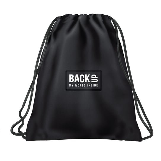 Worek szkolny na obuwie Czarny BackUp BackUp