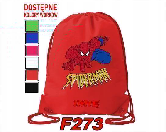 Worek Szkolny Na Wf Sportowy Na Buty Spiderman Marvel Avengers- Imię Inna marka