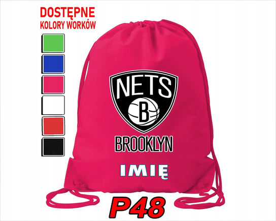 WOREK SZKOLNY NA WF TRENING BUTY SPORTOWY DLA FANA BROOKLYN NETS NBA Inna marka