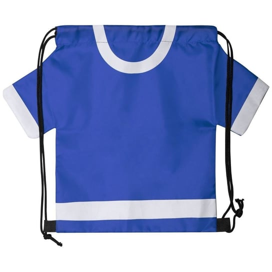 Worek ze sznurkiem "koszulka kibica", rozmiar dziecięcy - niebieski UPOMINKARNIA