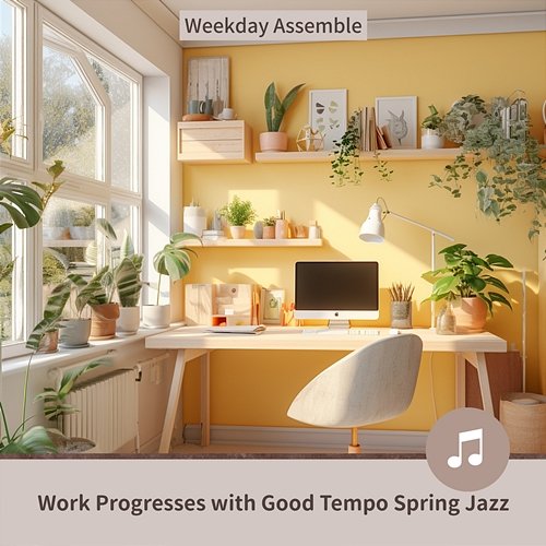Work Progresses with Good Tempo Spring Jazz Weekday Assemble