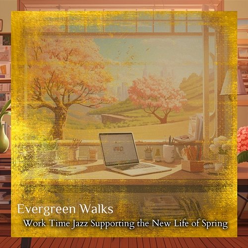Work Time Jazz Supporting the New Life of Spring Evergreen Walks
