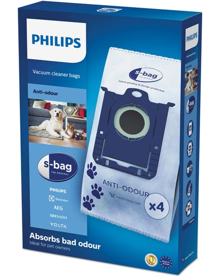 Worki do odkurzaczy PHILIPS S-Bag Anti-Odour FC8023/04 Philips