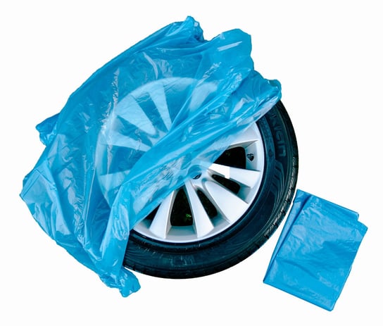 Worki na opony 10 szt. (1 paczka) 100x100cm NIEBIESKIE e-pack