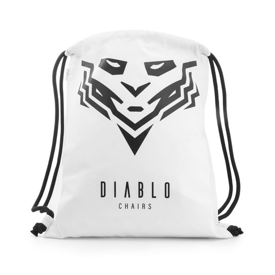 Worko-plecak DIABLO CHAIRS z kieszenią Worek Plecak Gadżet dla graczy biały Diablo Chairs