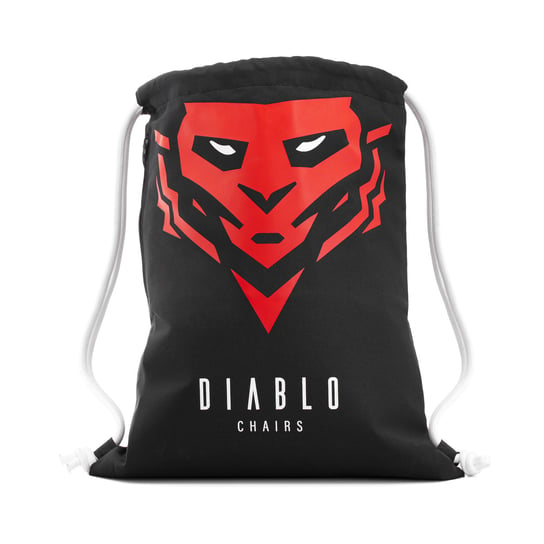 Worko-plecak DIABLO CHAIRS z kieszenią Worek Plecak Gadżet dla graczy czarny Diablo Chairs