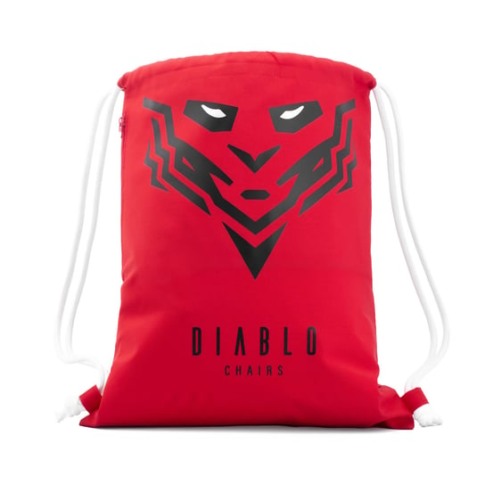 Worko-plecak DIABLO CHAIRS z kieszenią Worek Plecak Gadżet dla graczy czerwony Diablo Chairs