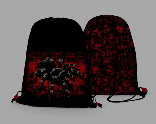 Worko-plecak pająk na czerwonym 5made