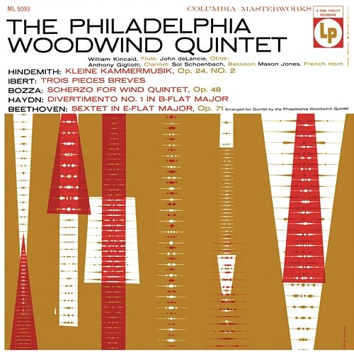Works by Hindemith & Ibert & Bozza & Haydn & Beethoven The Philadelphia Woodwind Quintet