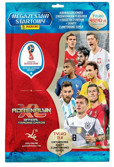 World Cup FIFA RUSSIA 2018 Adrenalyn XL Mega Zestaw Startowy Panini S.p.A
