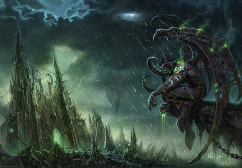 World Of Warcraft Illidan Stormrage - Plakat 91,5X / Aaaloe Inna marka