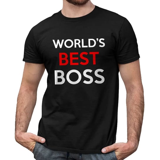 World's best boss - męska koszulka z motywem serialu The Office Koszulkowy