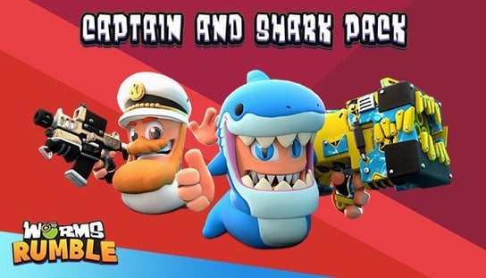 Worms Rumble - Captain & Shark Double Pack (PC) Klucz Steam Team 17 Software