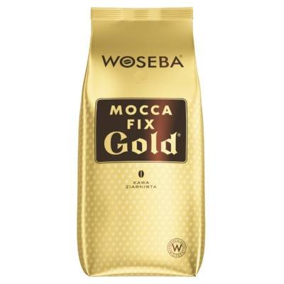 WOSEBA 1kg Mocca Fix Gold Kawa palona ziarnista paczka Woseba