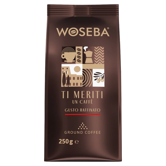Woseba Ti Meriti Un Caffè Gusto Raffinato Kawa palona mielona 250 g Woseba