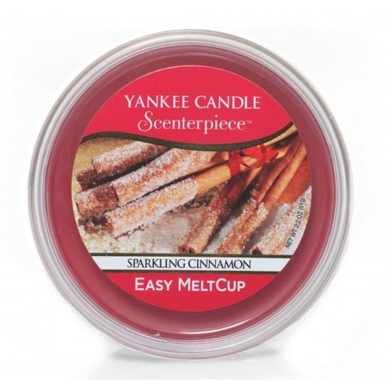 Wosk do kominków elektrycznych Yankee Candle Sparkling Cinnamon Melt Cup Scenterpiece Yankee Candle