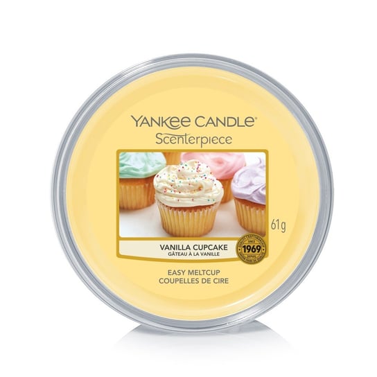Wosk do kominków elektrycznych Yankee Vanilla Cupcake Melt Cup Scenterpiece Yankee Candle