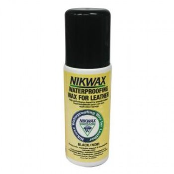 Wosk Do Skóry Nikwax Waterproofing Wax For Leather 125Ml Z Gąbką Czarny NIKWAX