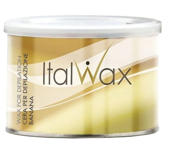 Wosk ItalWax do depilacji w puszce 400 ml, banana ItalWax