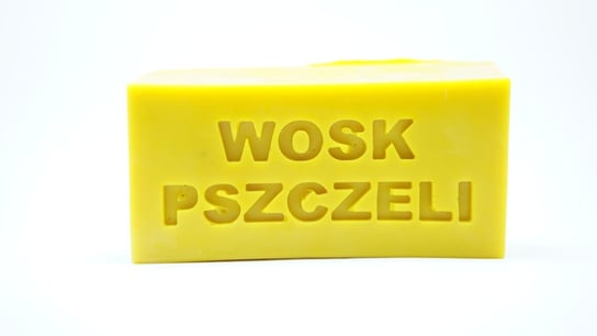 Wosk pszczeli w kształcie kostki z napisem 500g 3 szt. Natural Wax Candle