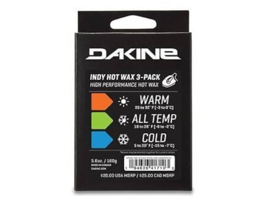 Wosk Smar Dakine Indy Hot Wax 3-Pack 160 g 2022 Dakine